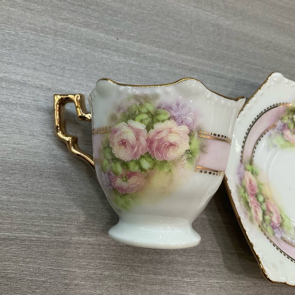 ANTIQUE B. RAINEY TEACUP AMD SAUCER - Picture 2 of 9
